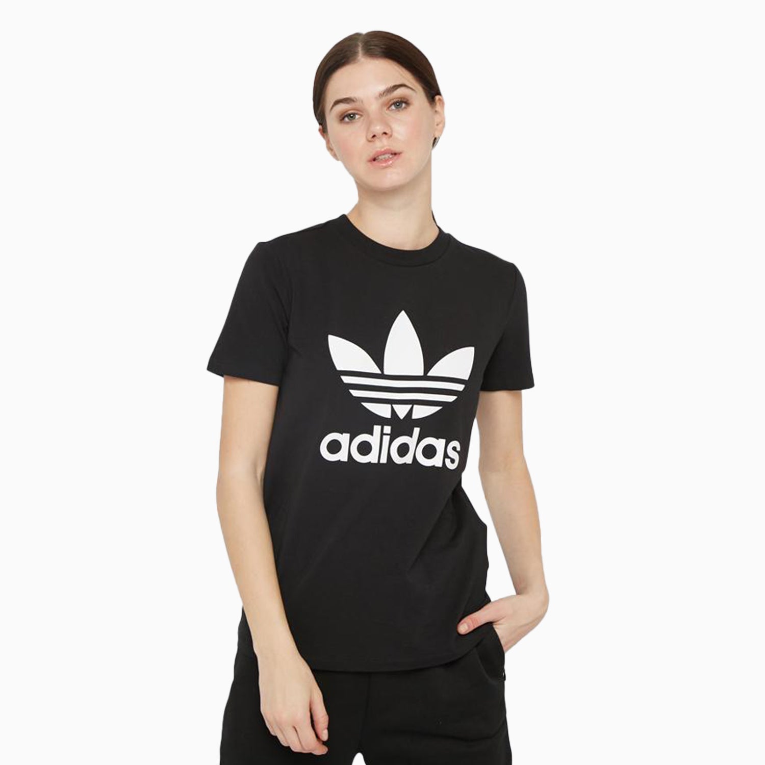 adidas Women's Originals Trefoil Logo T Shirt