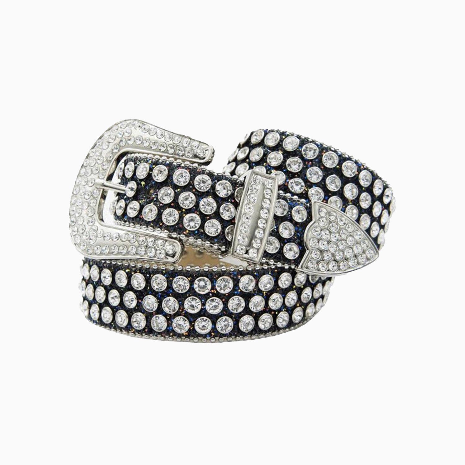 dna-premium-dna-belt-black-glitter-shinny-with-silver-stones-dna-35