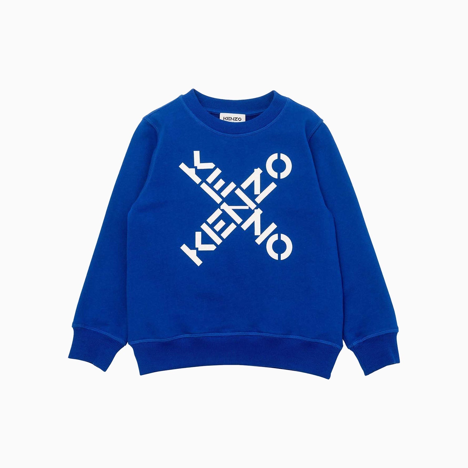 Kenzo Kid's Cross Logo Long Sleeve Sweatshirt