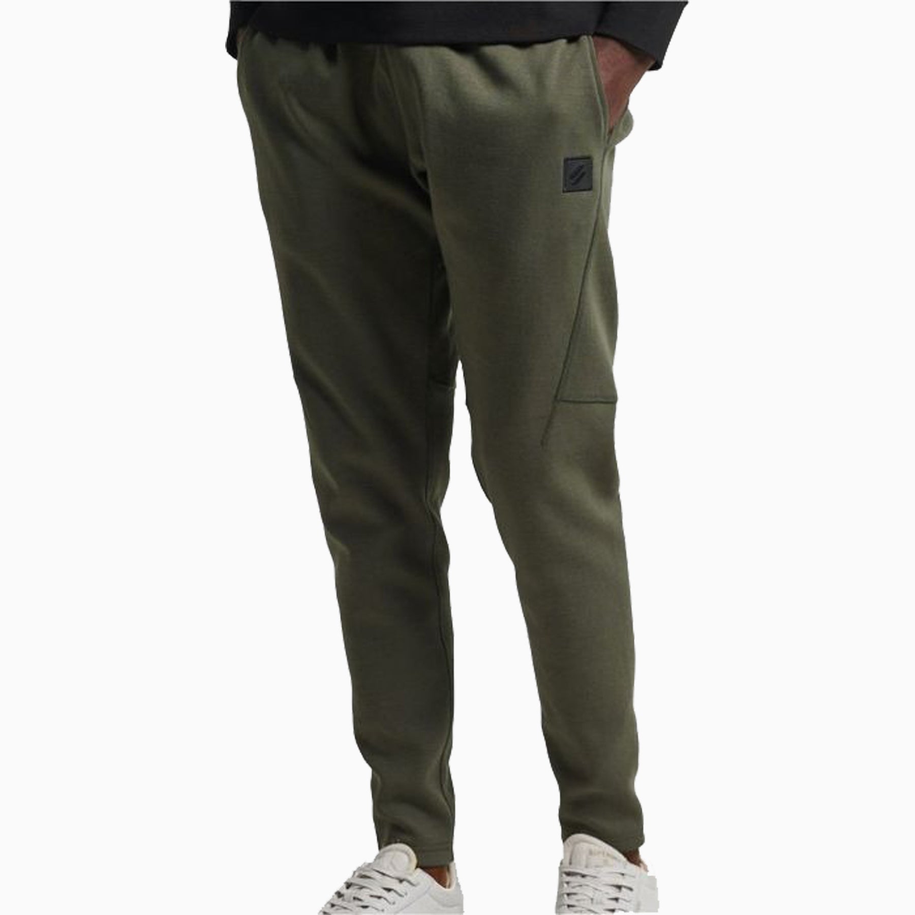 Superdry Men's Code Tech Tracksuit | Dark Green - Color: Dark Moss - Tops and Bottoms USA -