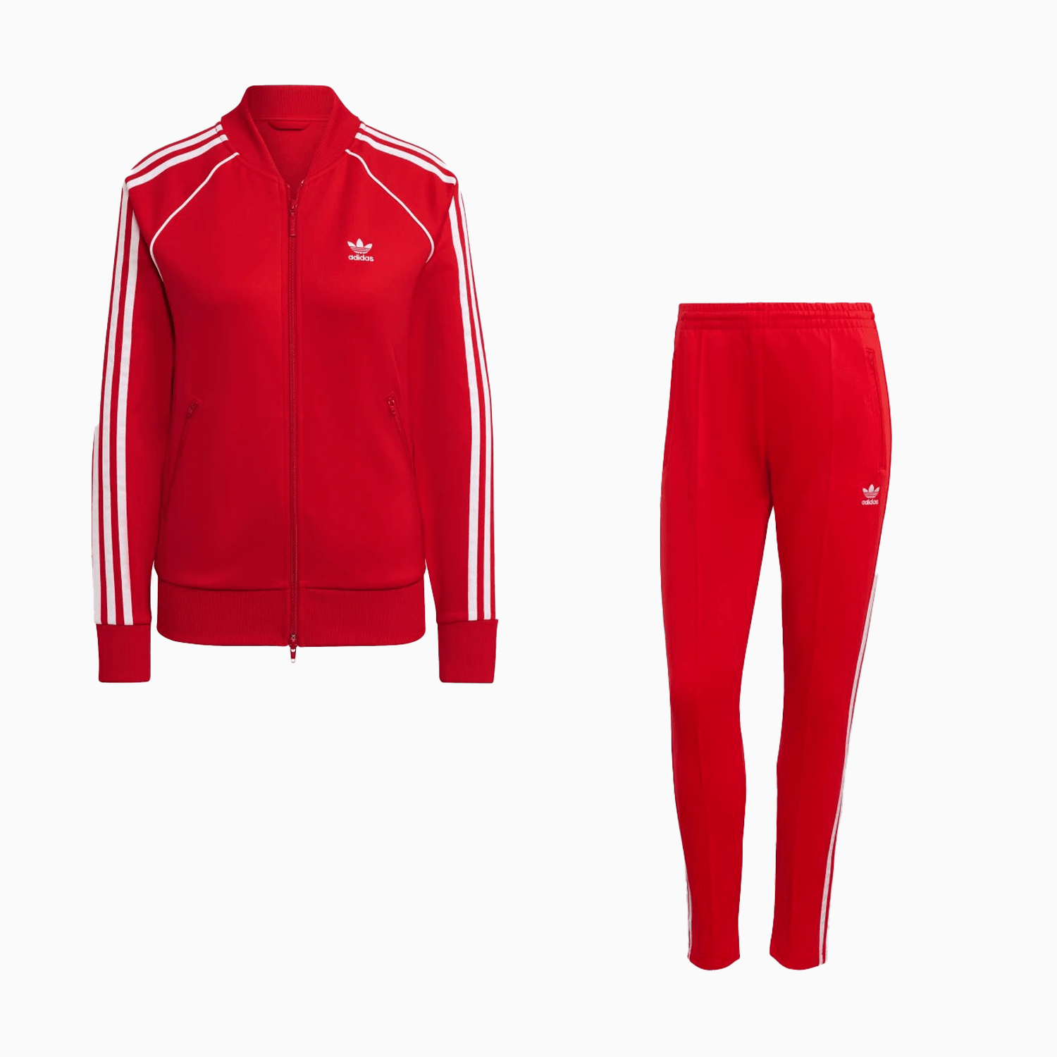 Adidas Women s SST Primeblue Tracksuit Vivid Red M