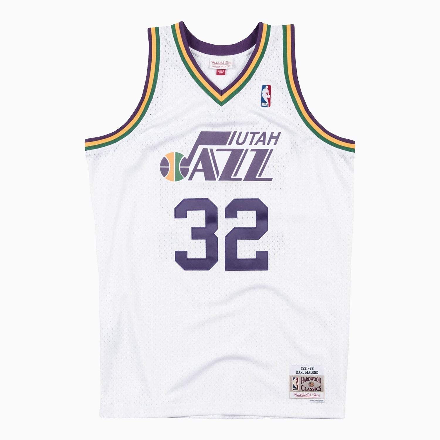 Mitchell Ness Swingman Karl Malone Utah Jazz NBA 1991-92 Jersey