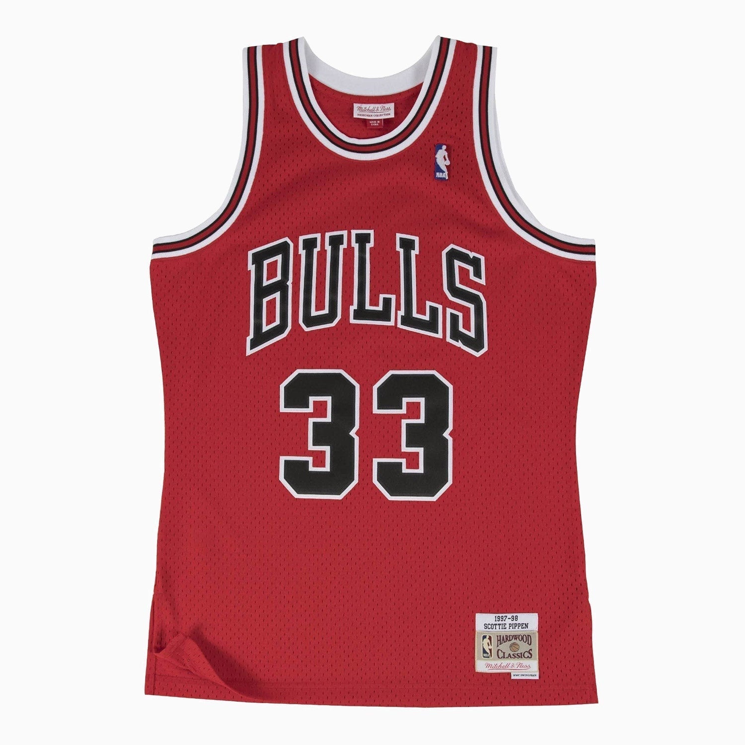 Youth Chicago Bulls Scottie Pippen Mitchell & Ness Red Hardwood Classics Swingman Jersey