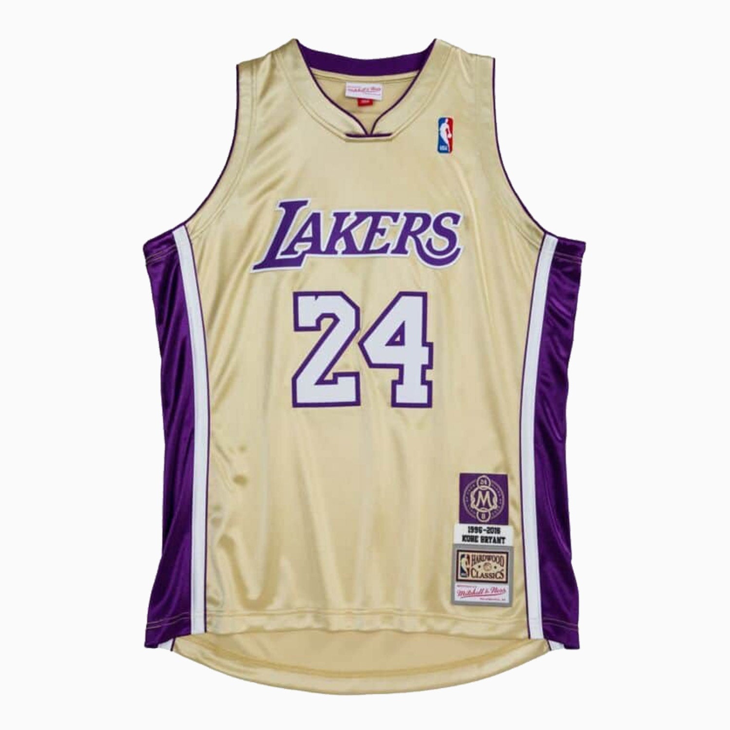 Men's Los Angeles Lakers Shaquille O'Neal Mitchell & Ness Gold Hardwood  Classics Reversible Tank top