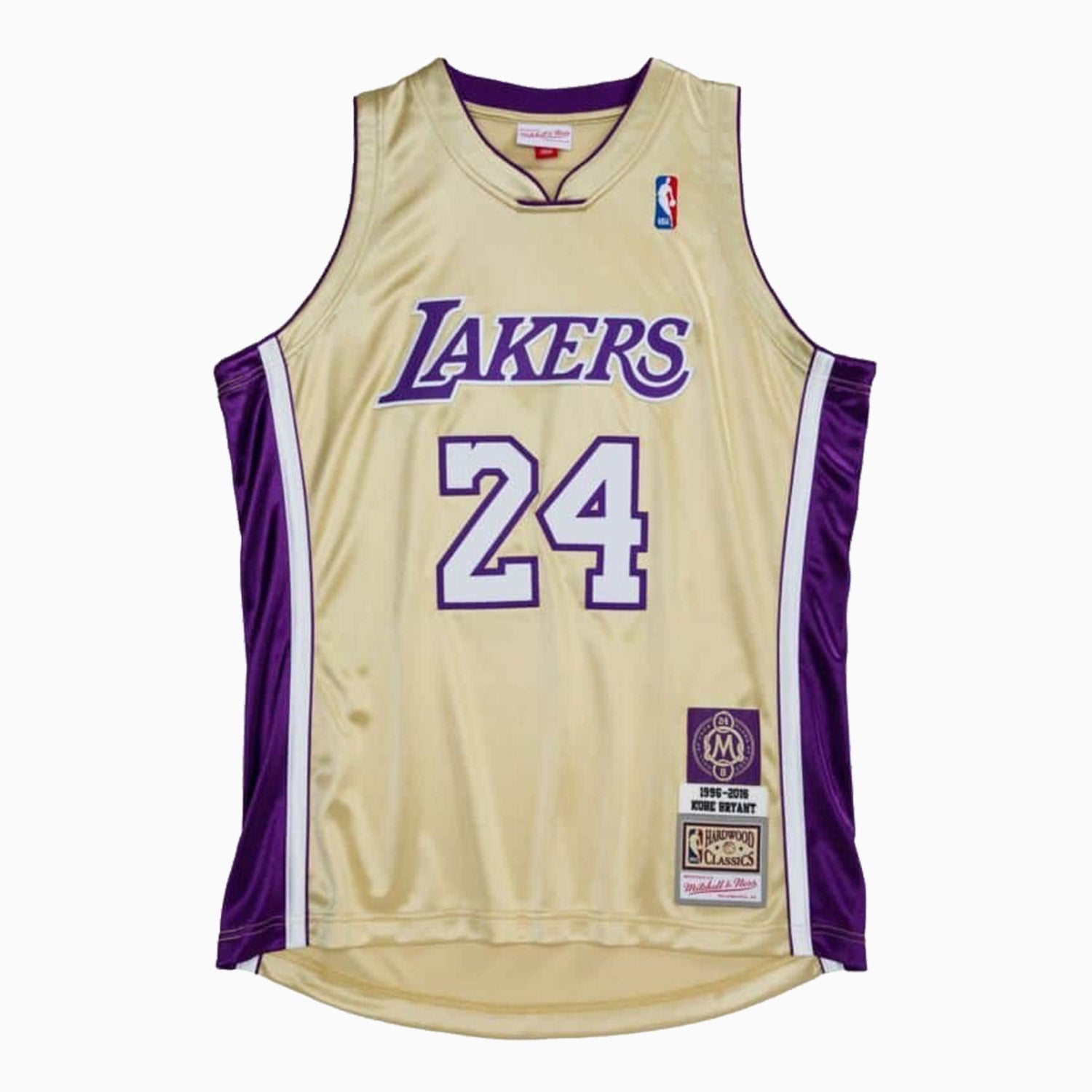 Mitchell And Ness Men NBA Los Angeles Lakers Home 1996-97 Kobe Bryant Authentic  Jersey gold