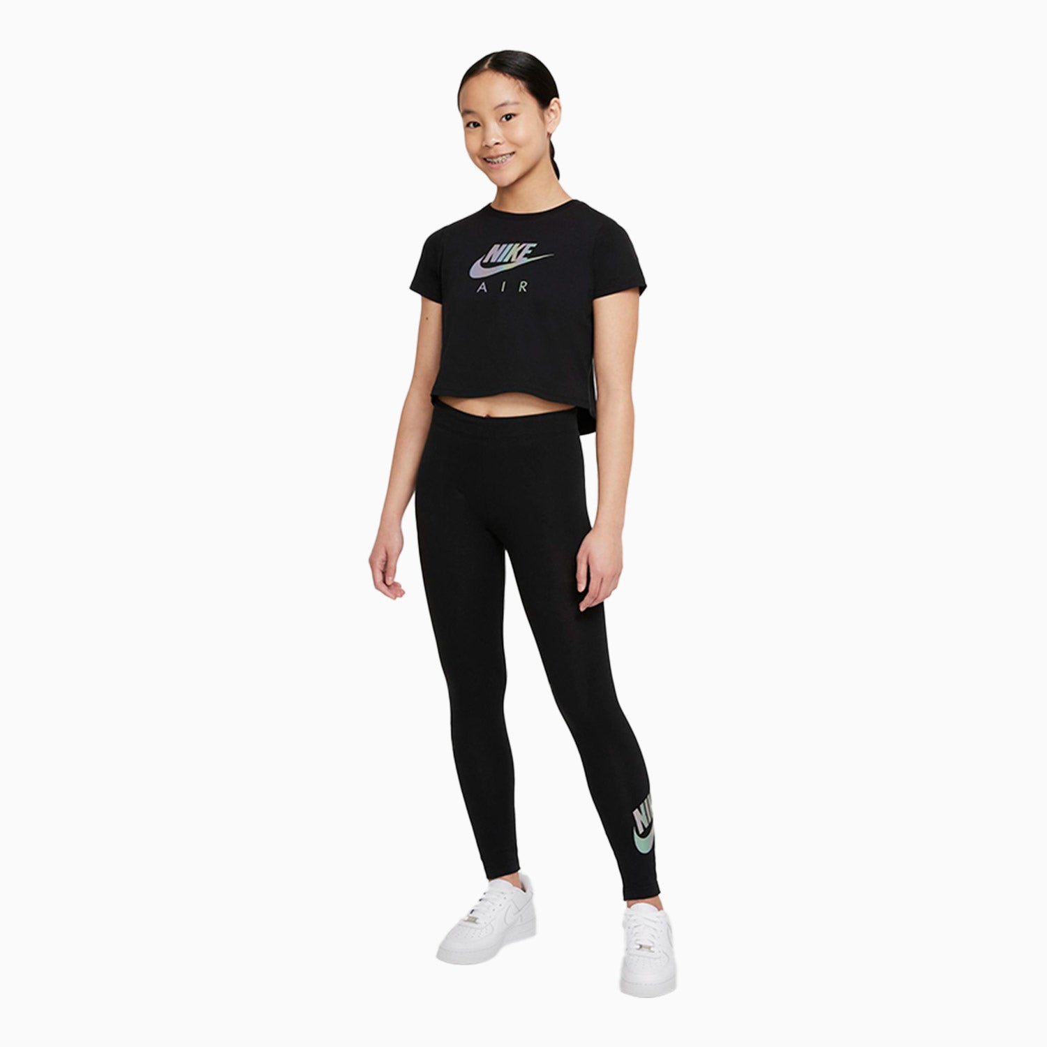 Nike kids crop top on sale
