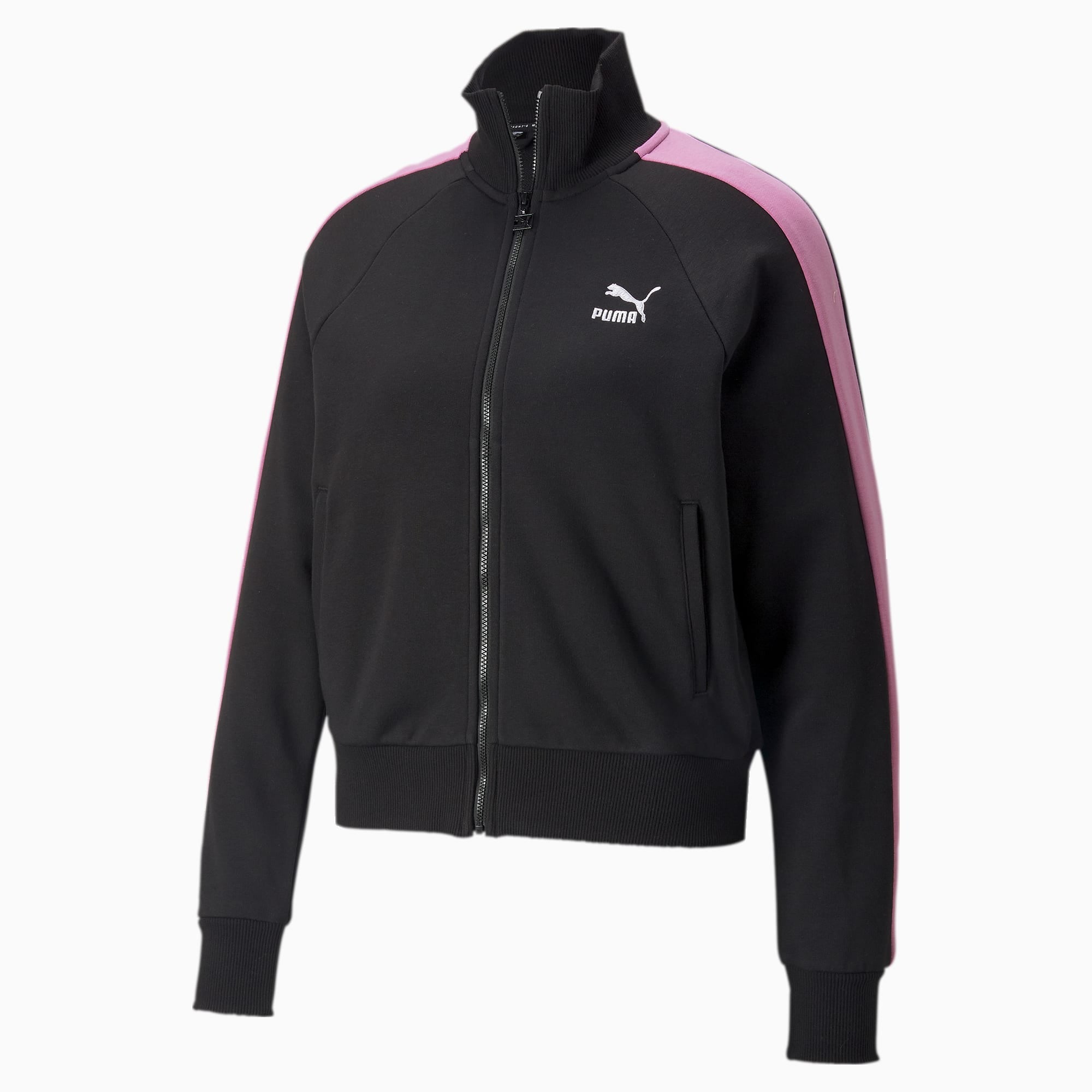 Puma Women's Iconic T7 Tracksuit - Color: Black - Tops and Bottoms USA -