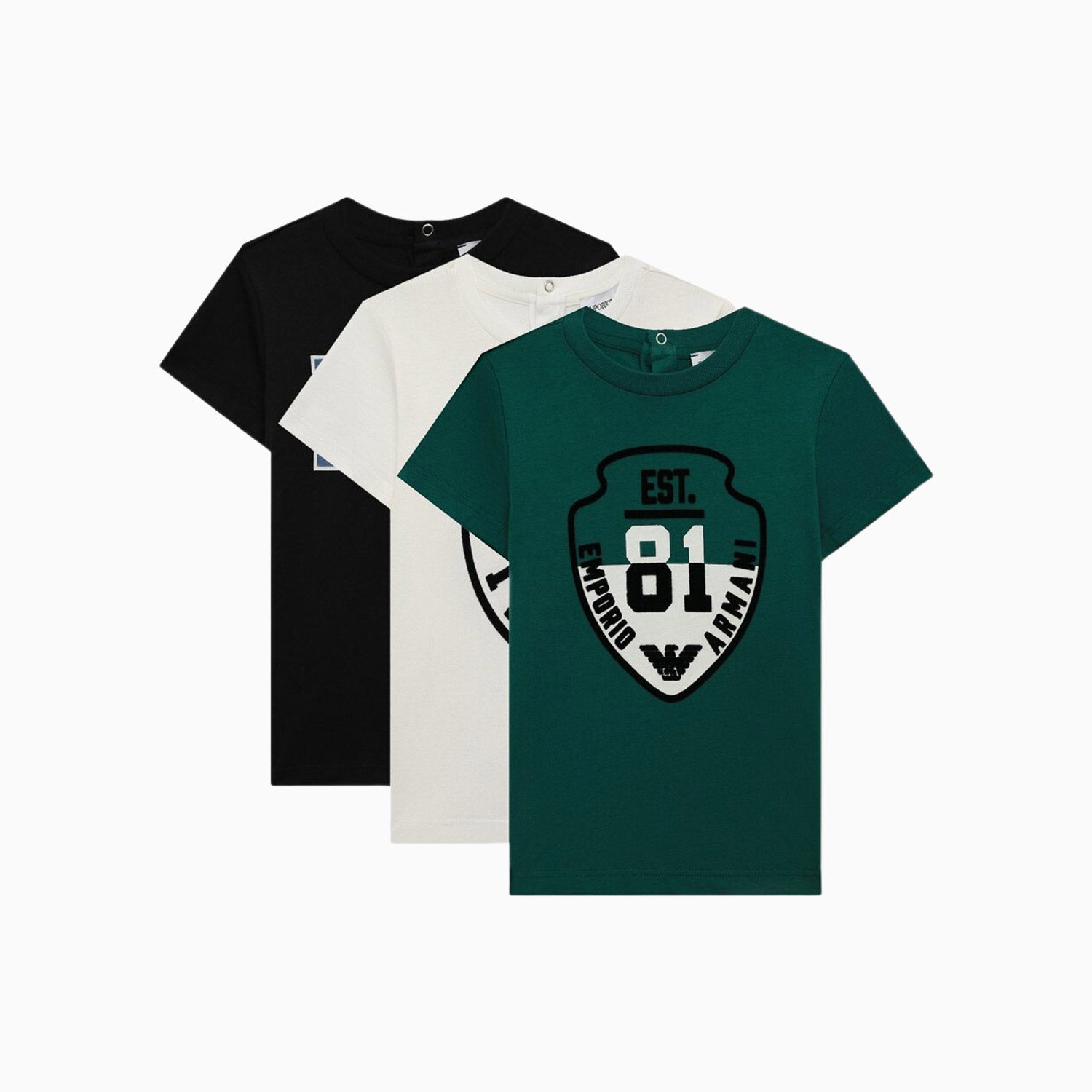 Emporio Armani Kid's Pack Logo T Shirt Infants - Main Image