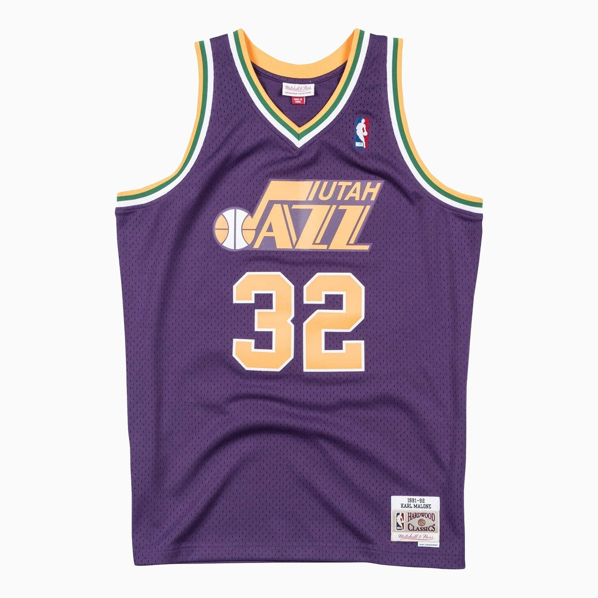Mitchell And Ness Swingman Karl Malone Utah Jazz NBA 1991-92 Jersey