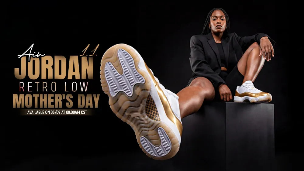 AIR JORDAN 11 LOW “MOTHER’S DAY”: THE GOLD STANDARD OF ELEGANCE