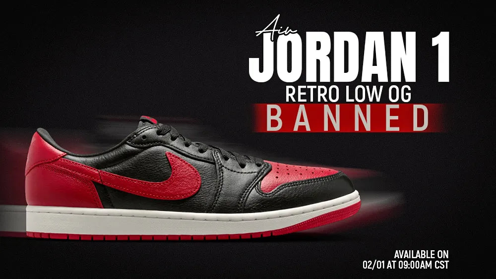 AIR JORDAN 1 LOW OG “BANNED” : ICON STATUS RETURNS