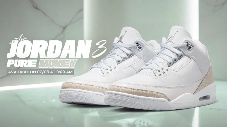 The Air Jordan 3 “Pure Money” Is Back for Summer 2025 after an 18-year layoff - Tops and Bottoms USA