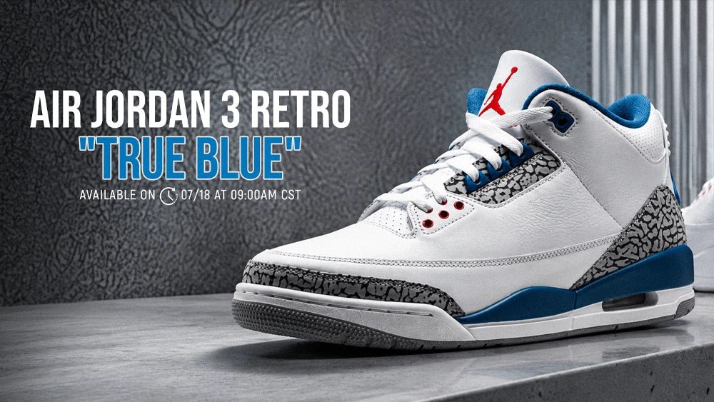 Air Jordan 3 Retro "True Blue" Returns in Legendary OG Style