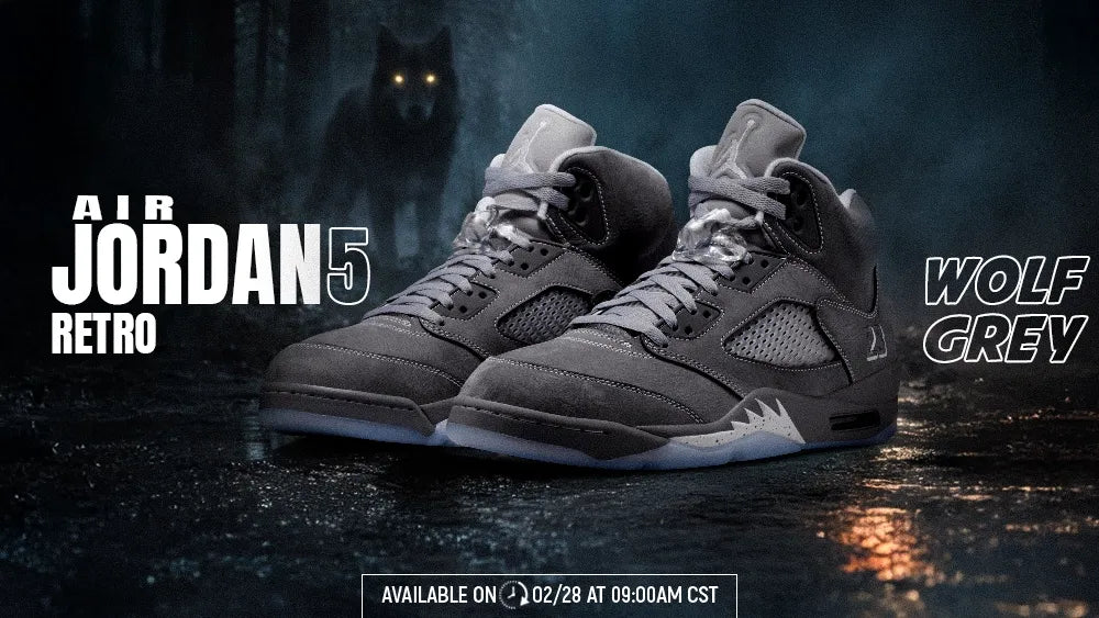 Air Jordan Retro 5 “Wolf Grey”