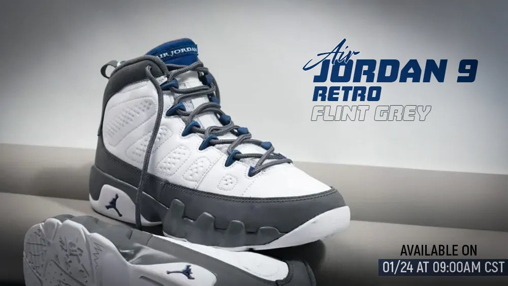 Air Jordan 9 “Flint Grey” Banner