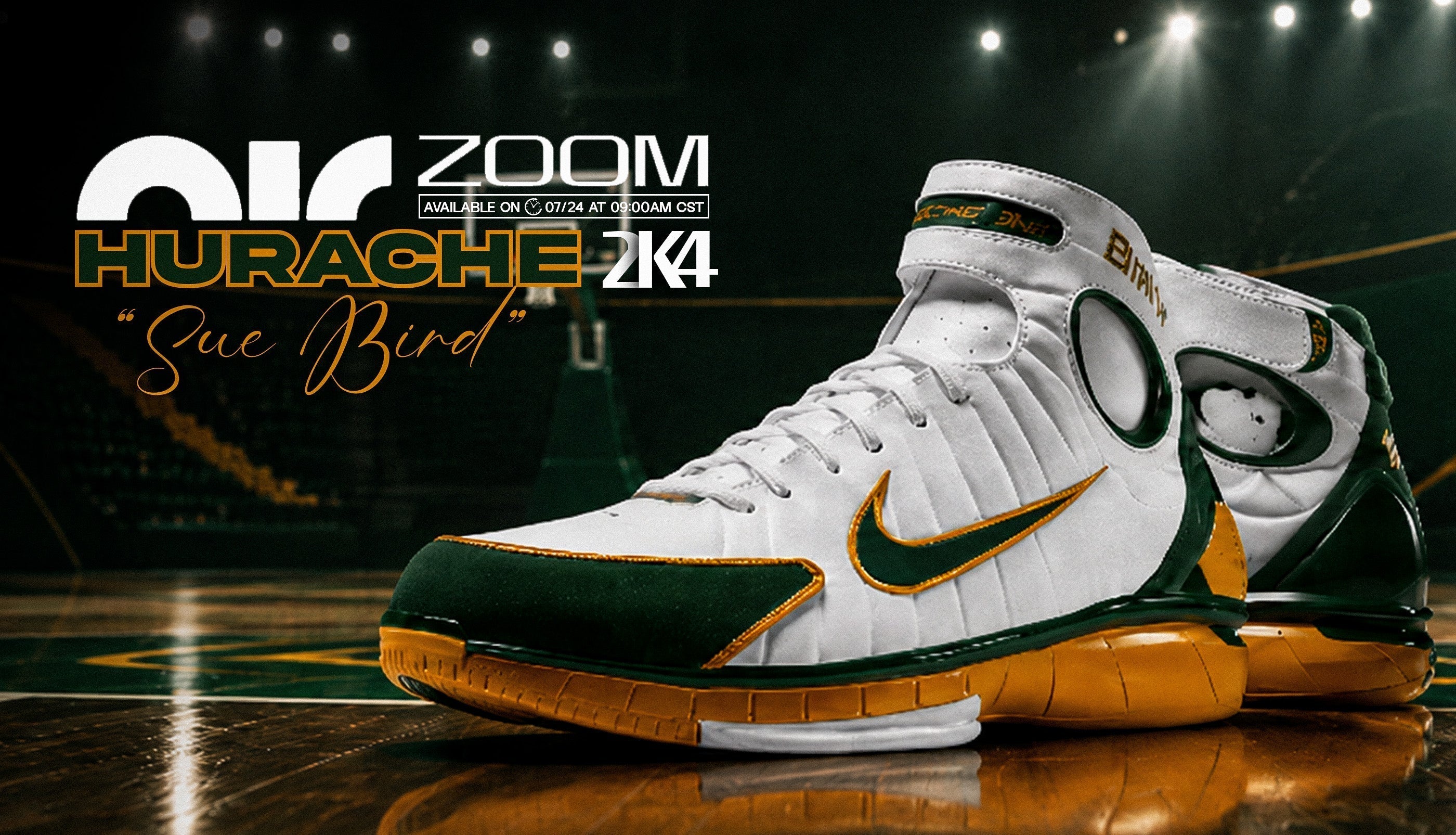 Air Zoom Huarache 2K4 "Sue Bird" Brings a Championship Player Exclusive Back to the Hardwood