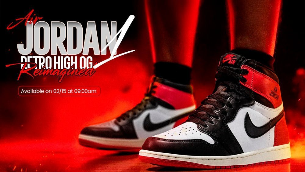 The Legend Returns – Air Jordan 1 'Black Toe Reimagined' Coming 2025 - Tops and Bottoms USA
