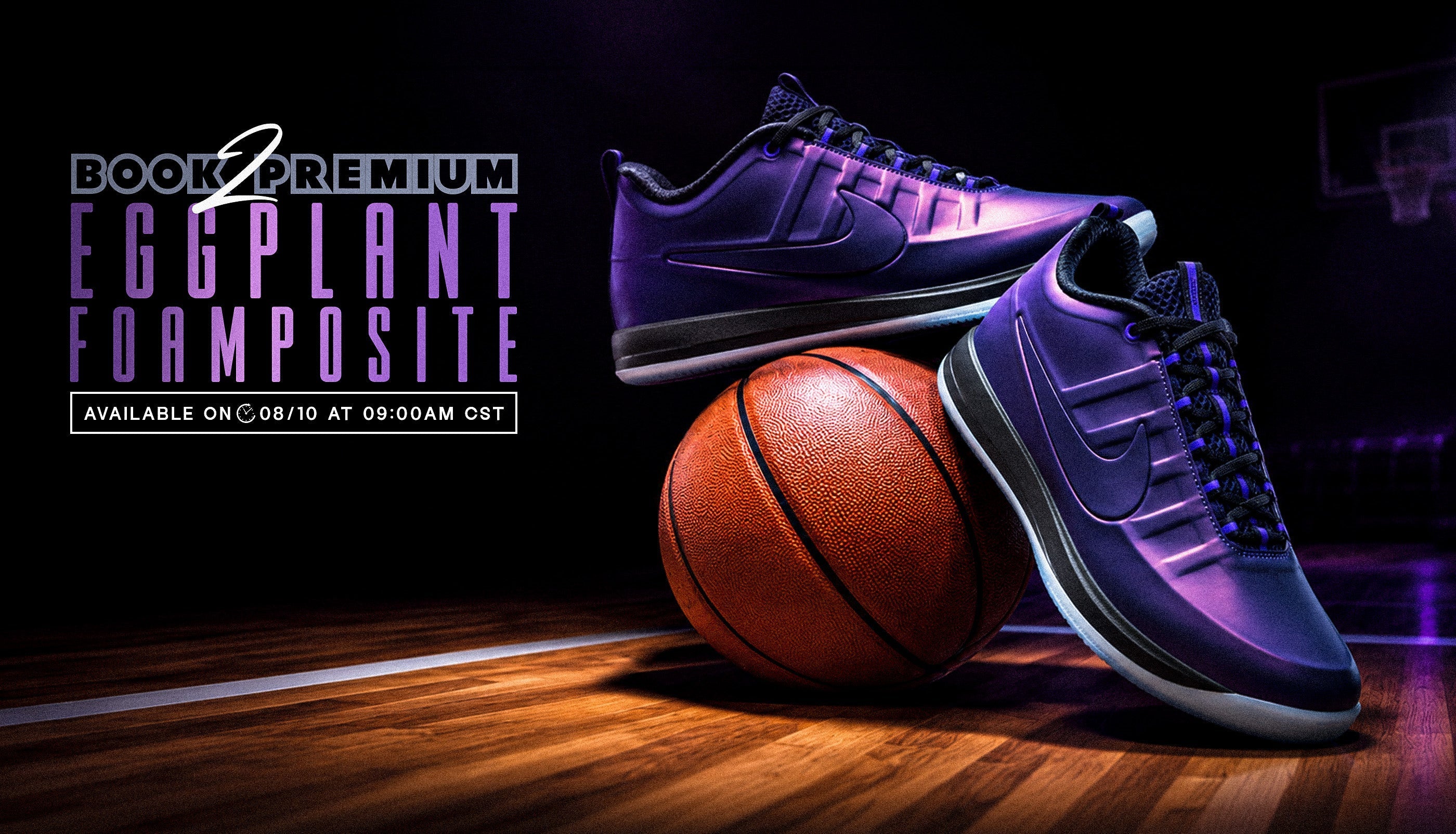 Book 2 Premium "Eggplant" Brings Foamposite Heritage to Devin Booker's Signature Line
