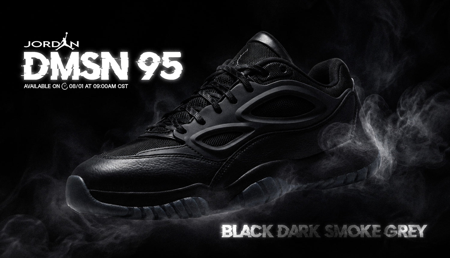 Air Jordan DMSN 95 "Black Dark Smoke Grey" Brings Air Jordan 11 Heritage
