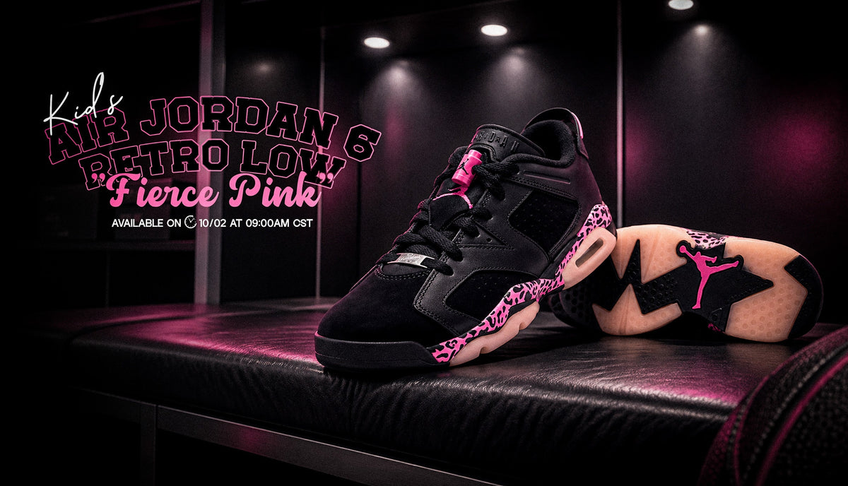 Air Jordan 6 Retro Low “Fierce Pink” Is All Drip For The Kids!