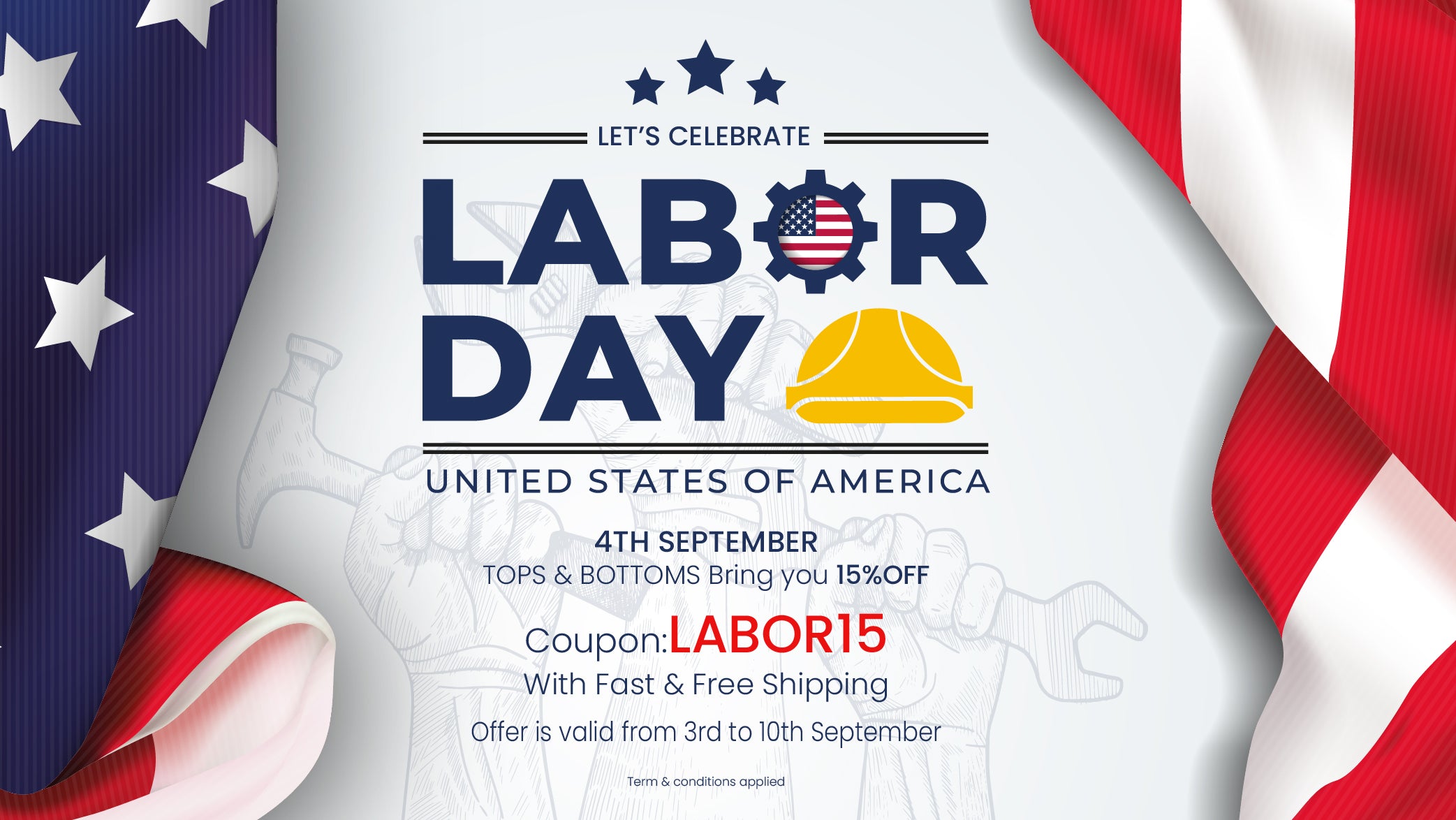 Celebrate Labor Day with Style: Tops and Bottoms Mega Sale!