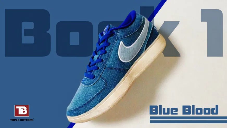 Nike Book 1 “Blue Blood” – Denim, Heritage, and Real Hooper Energy - Tops and Bottoms USA