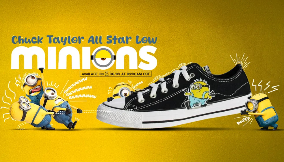 CHUCK TAYLOR ALL STAR LOW "MINIONS" : MISCHIEF MEETS A CLASSIC ICON
