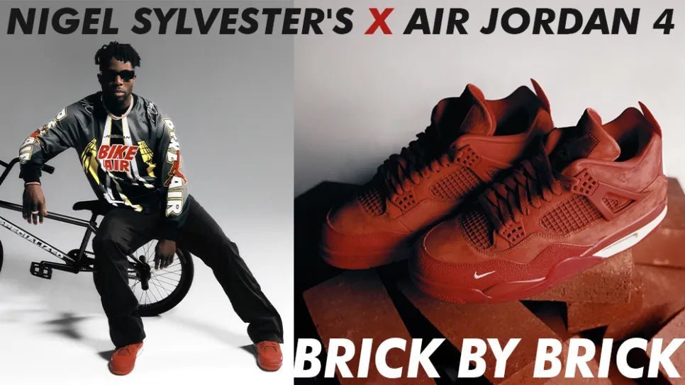Nigel Sylvester x Air Jordan 4 "Brick by Brick" — A Drop That’s Already Legendary - Tops and Bottoms USA