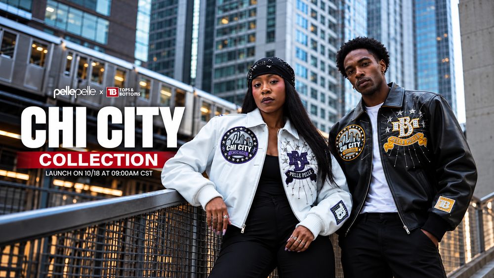 Pelle Pelle x Tops and Bottoms: The Collaboration Is Back, and This Time It's Chi City