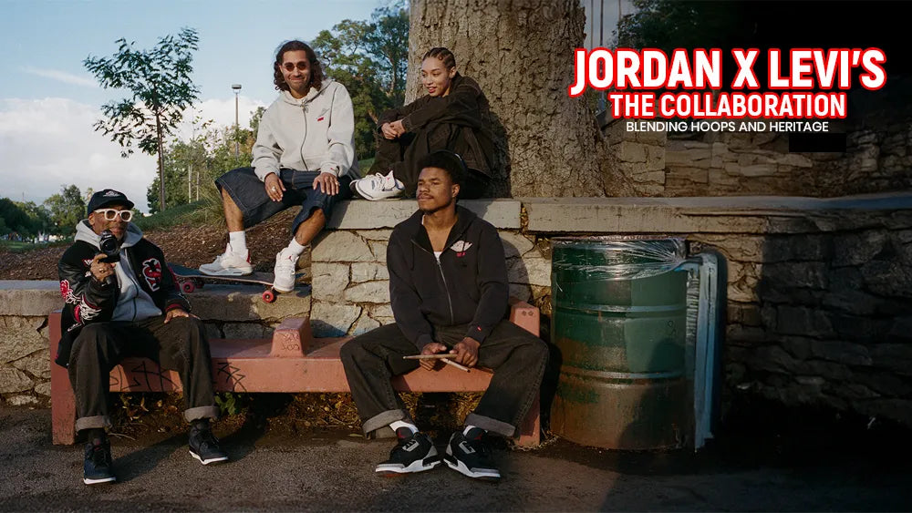 Air Jordan 3 x Levi's "Indigo and Gym Red" Along With Apparel