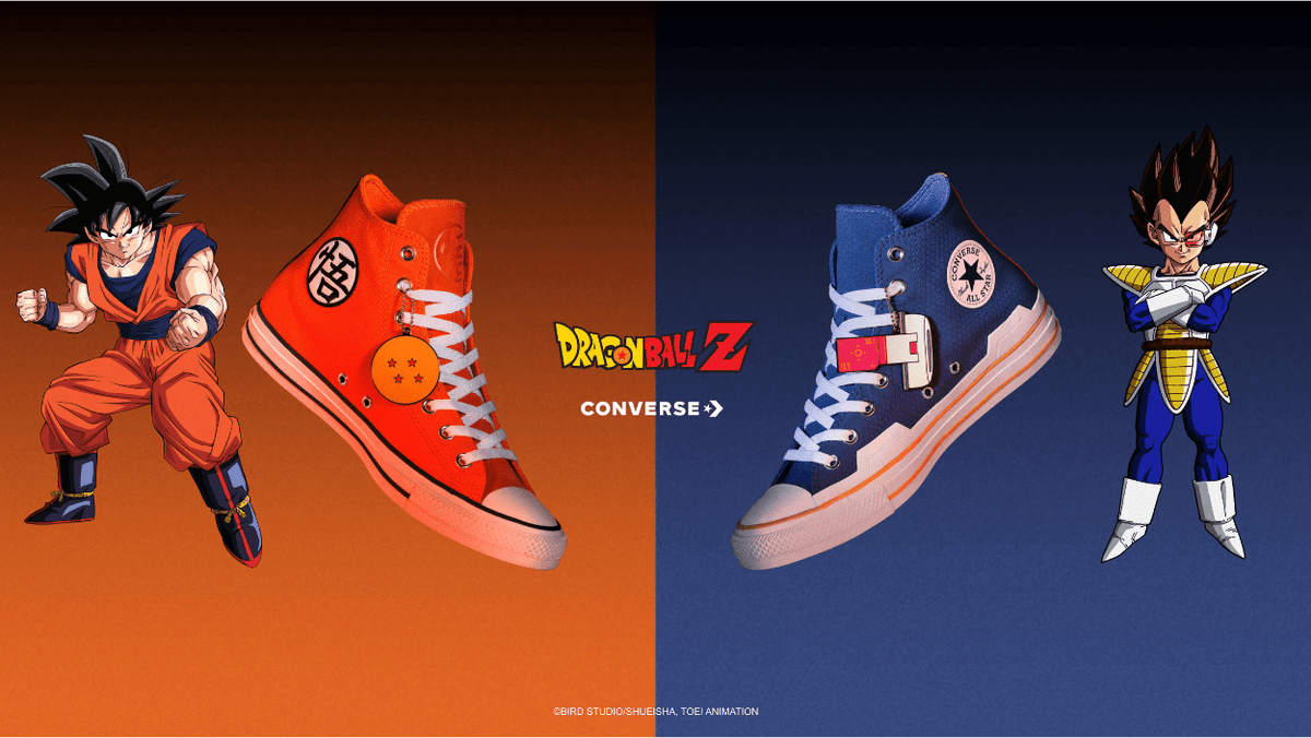 Chuck Taylor All Star Hi, "Goku” & “Vegeta" Celebrates Saiyan Power