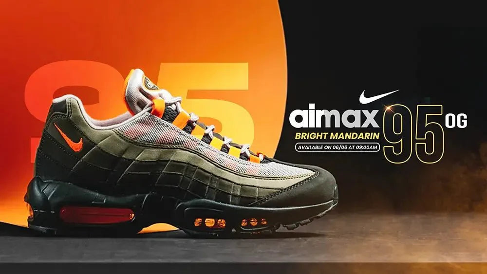 NIKE AIR MAX 95 “BRIGHT MANDARIN” (2025): A VIBRANT COMEBACK PACKED WITH HISTORY - Tops and Bottoms USA