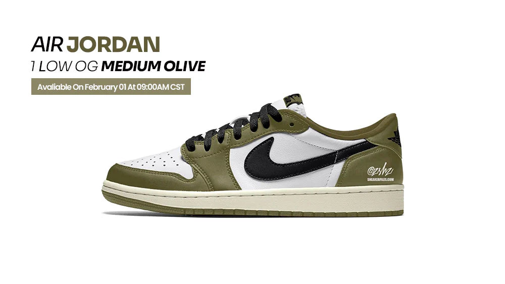 Air Jordan 1 Low OG “Medium Olive”