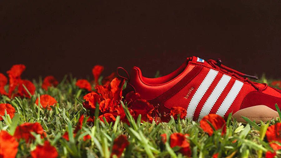 ADIDAS BALLERINA “FLAMBOYAN”: BAD BUNNY BRINGS THE HEAT BACK - Tops and Bottoms USA