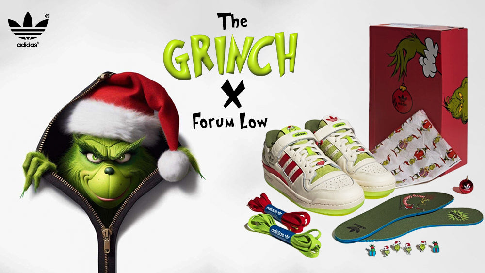Men's The Grinch X adidas Forum Low "Green"