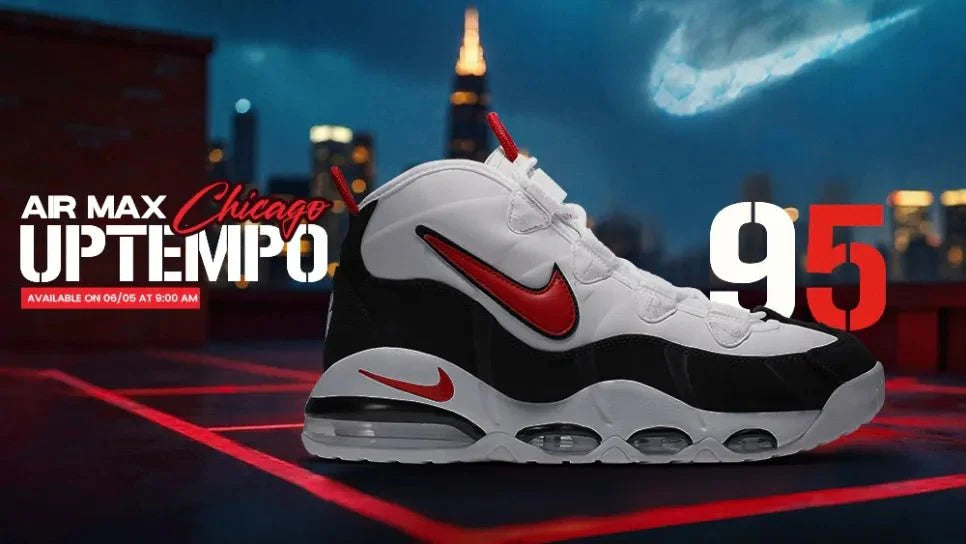 The Uptempo ’95 Chicago Makes a Comeback (2025 Release) - Tops and Bottoms USA