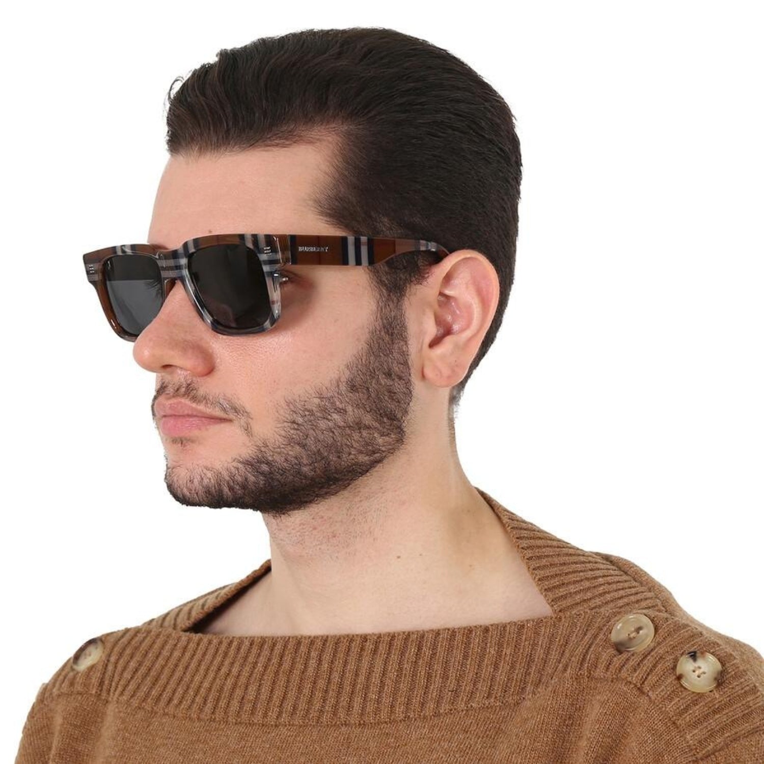mens-burberry-brown-check-sunglasses-0be4394-396687