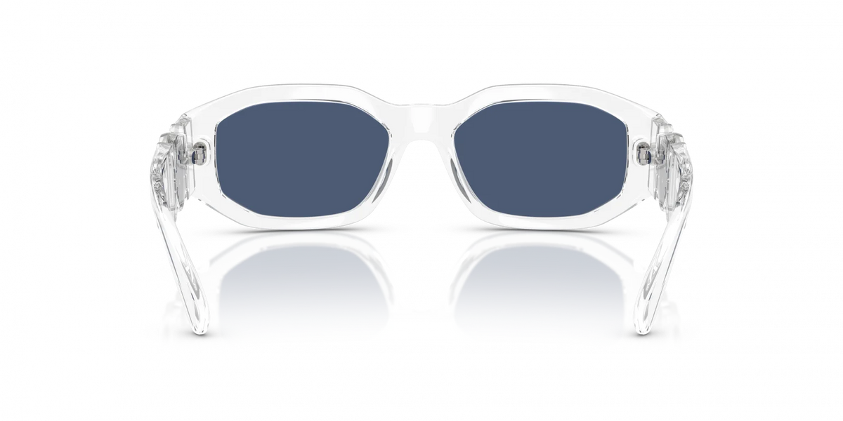 Versace Crystal Dark Blue Sunglasses