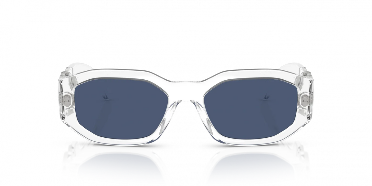 Versace Crystal Dark Blue Sunglasses
