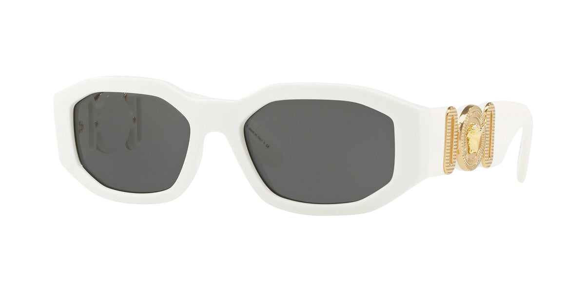 Versace White Dark Grey Sunglasses
