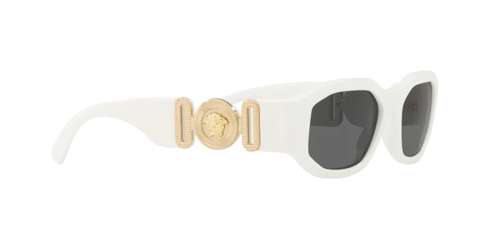 Versace White Dark Grey Sunglasses
