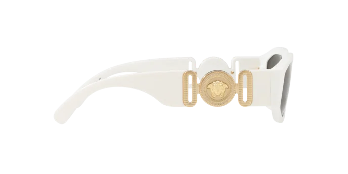 Versace White Dark Grey Sunglasses