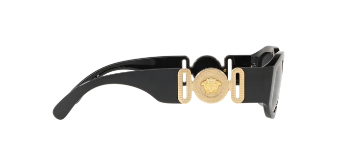 Versace Black Dark Grey Sunglasses
