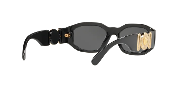 Versace Black Dark Grey Sunglasses