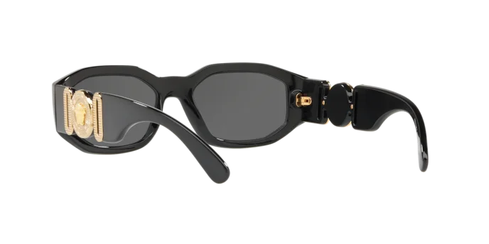 Versace Black Dark Grey Sunglasses