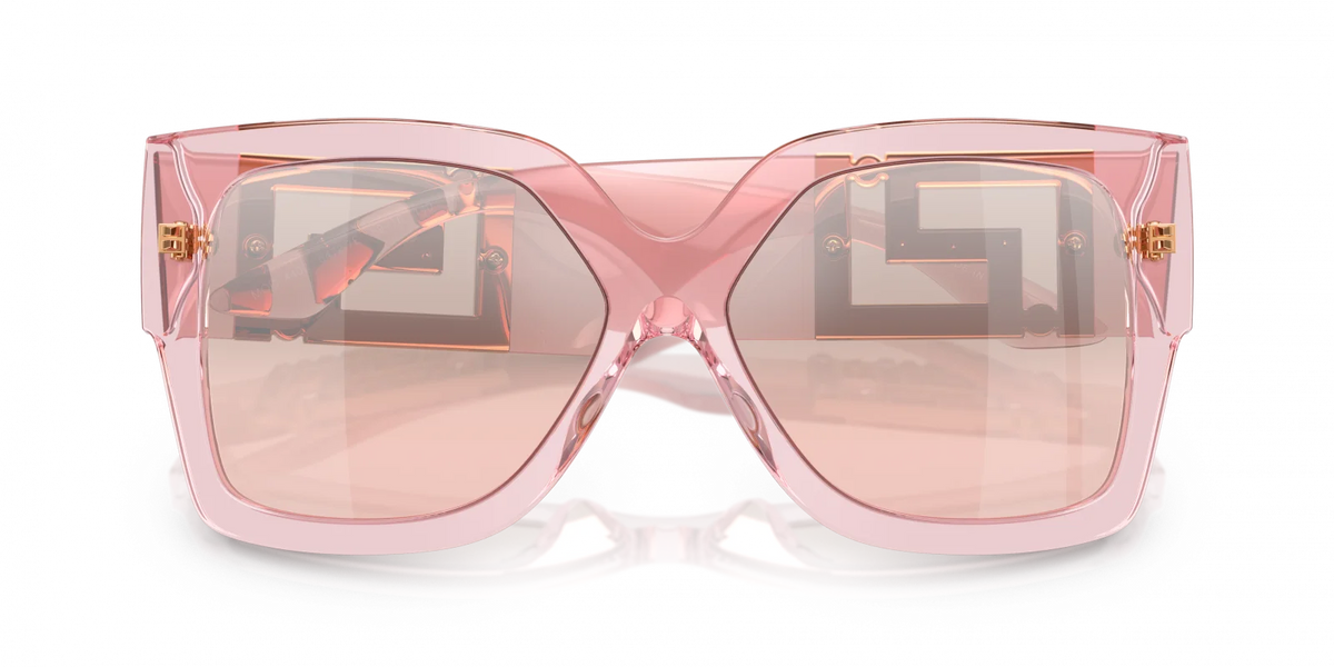 Women's Versace Pink Mirror Silver Sunglasses