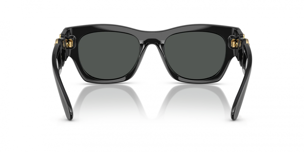 Men's Versace Black Dark Grey Sunglasses