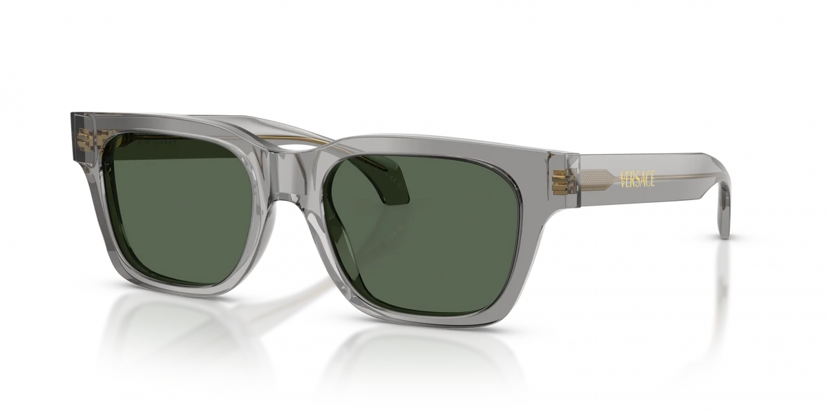 Men's Versace Grey Dark Green Sunglasses