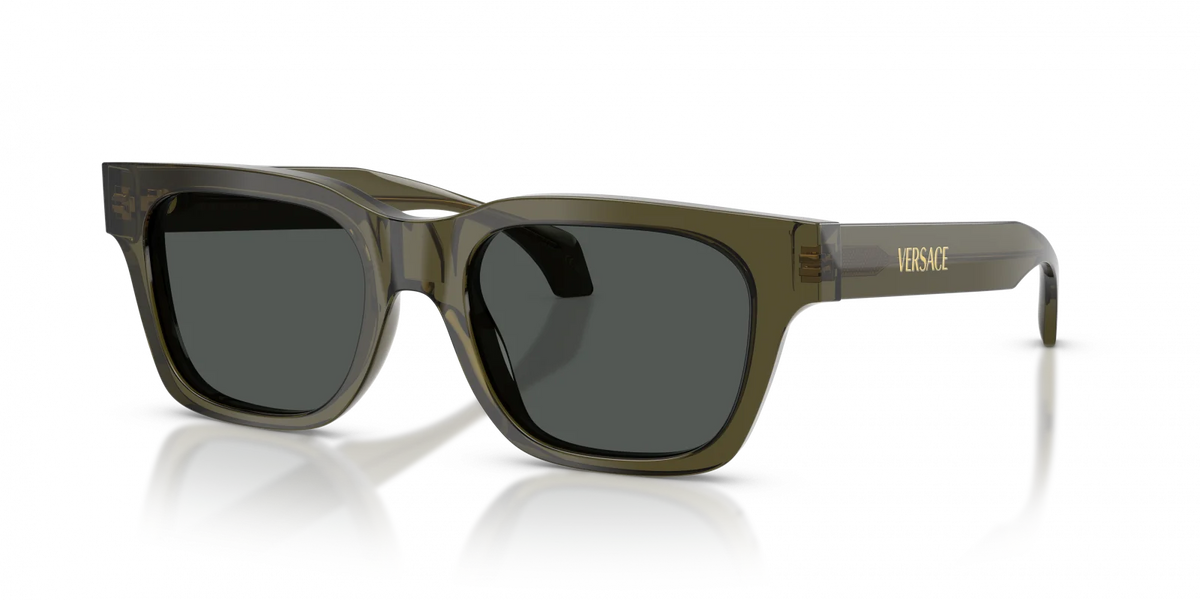 Men's Versace Green Dark Grey Sunglasses