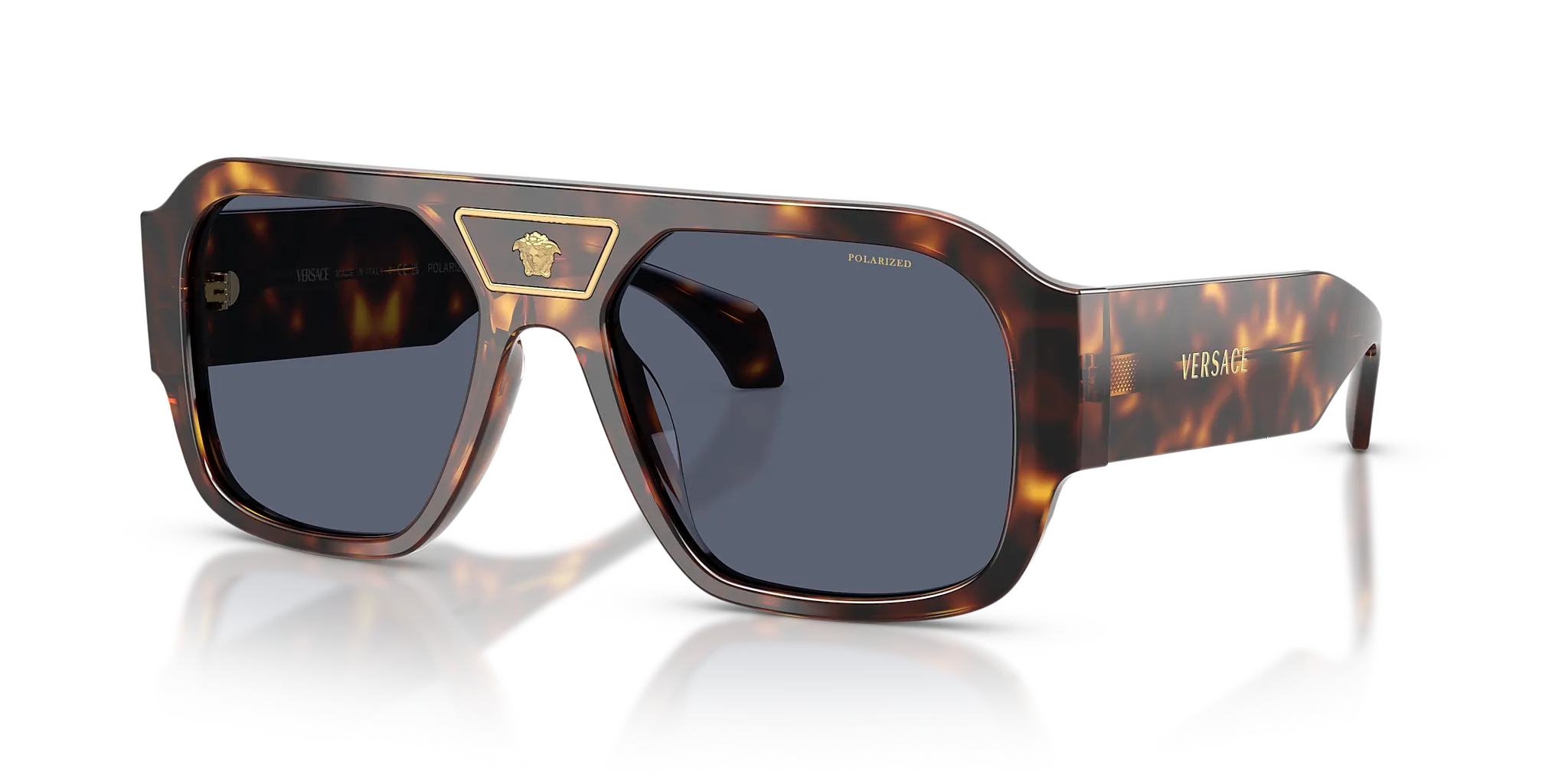 Men's Tortoise Versace Sunglasses